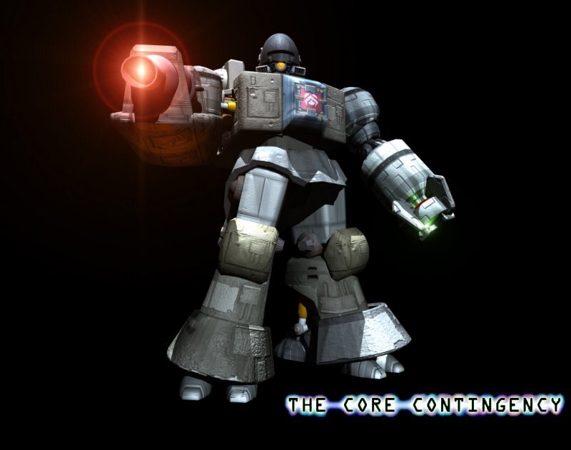 robot with weapon
