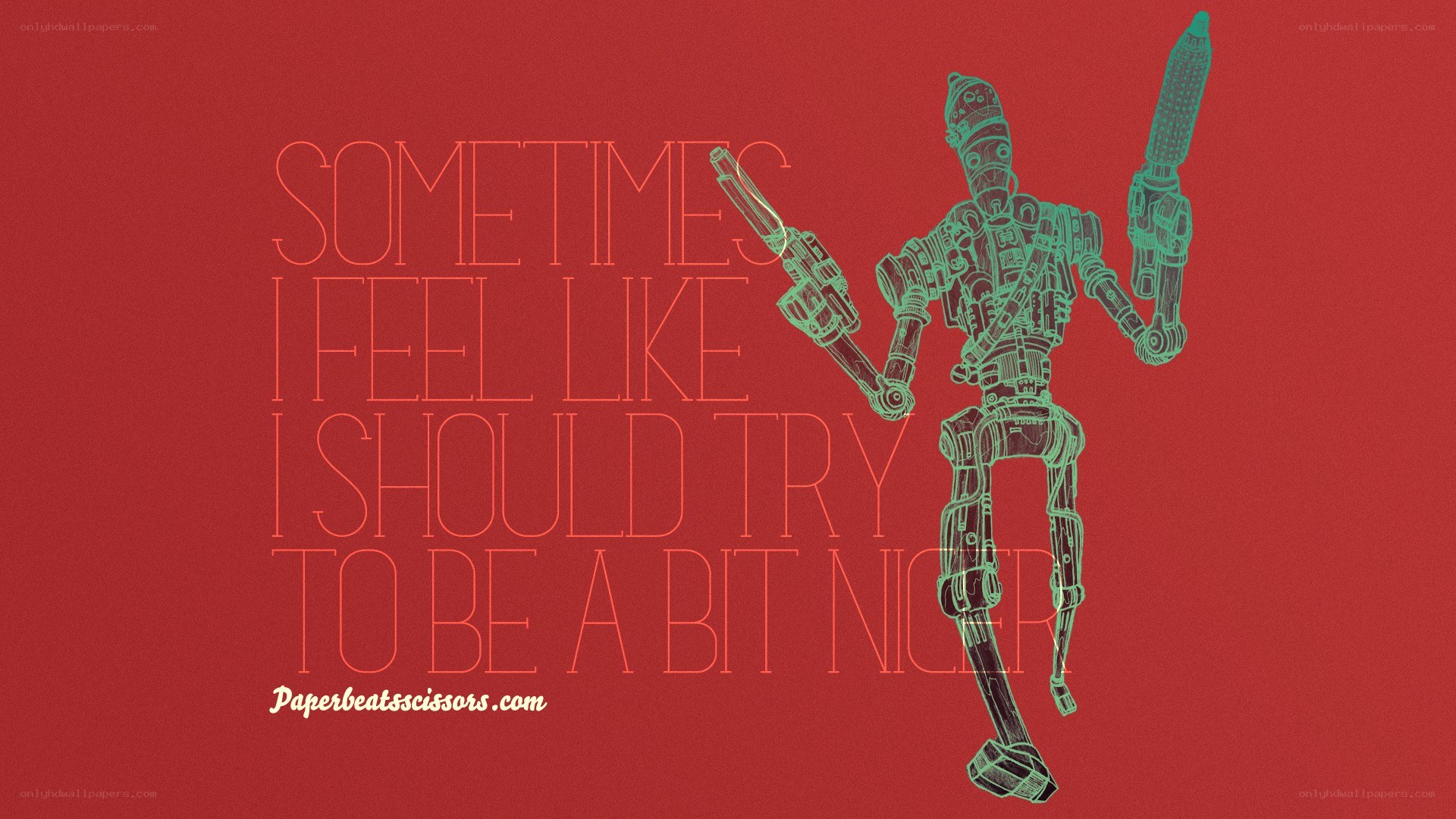 robot with weapons quote