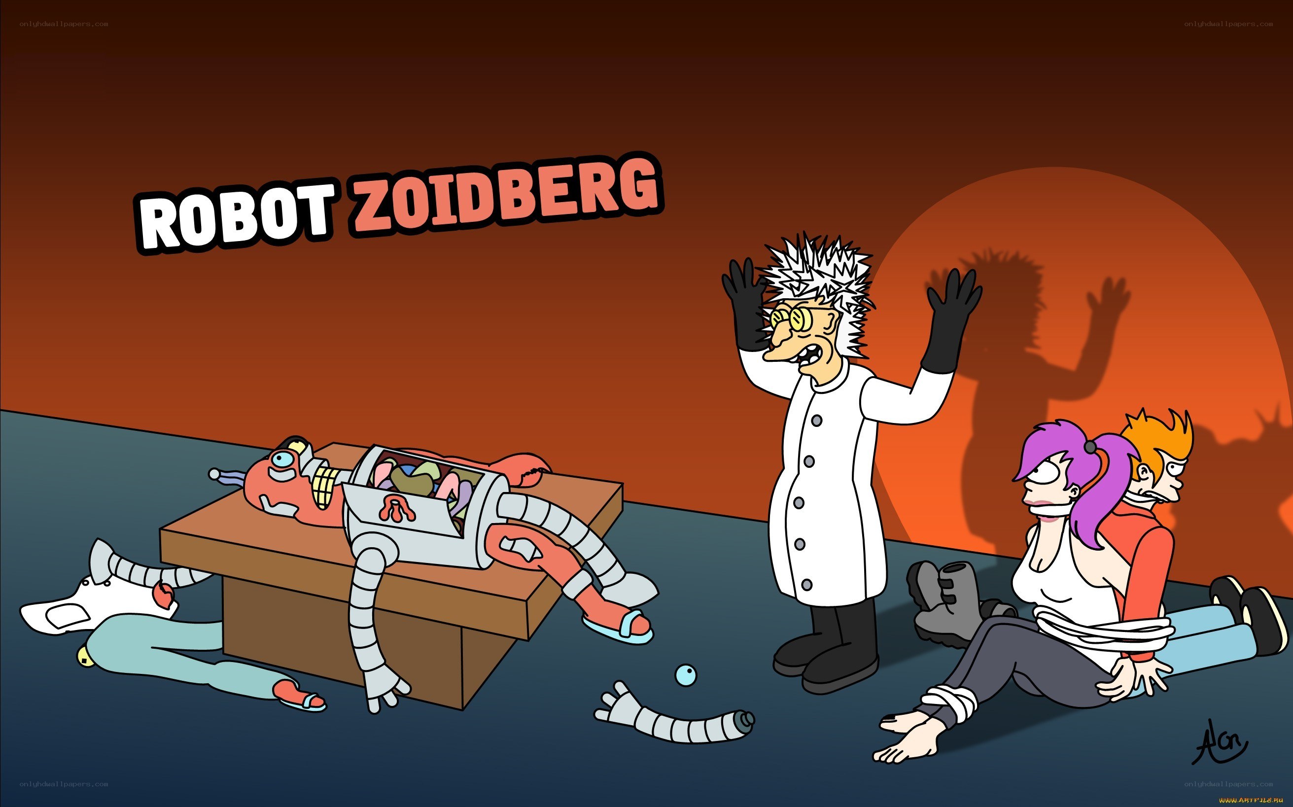 Robot Zoidberg in chaos