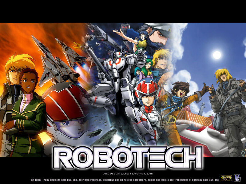 Robotech anime promotional art