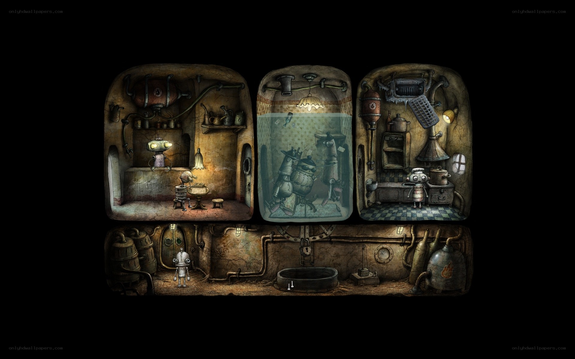 robotic adventure scenes