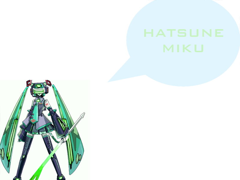 Robotic Anime Character