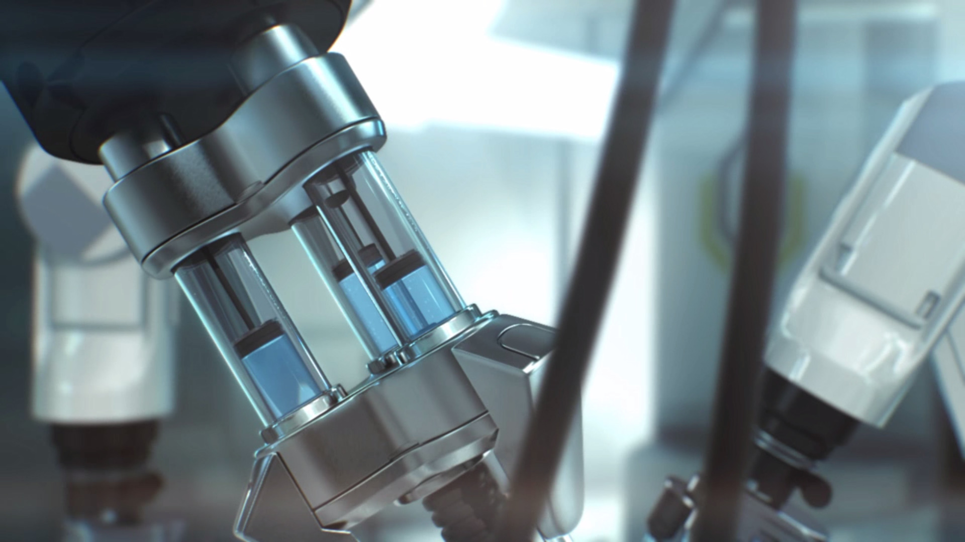 robotic arm in lab