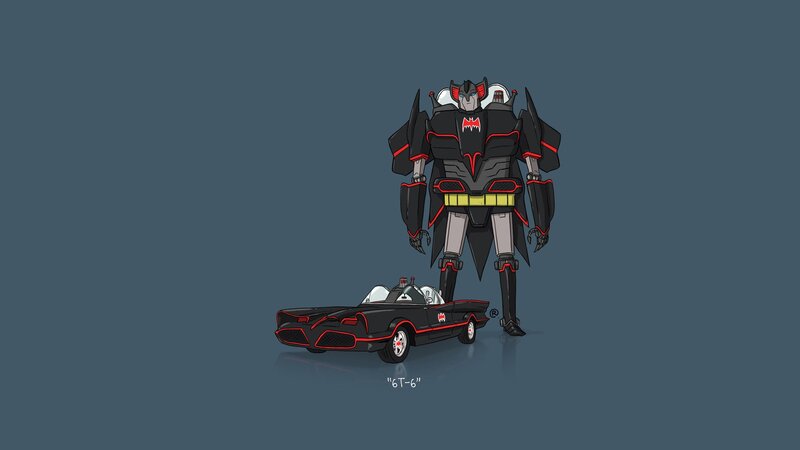 Robotic Batman Figure