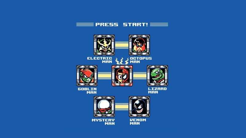 Robotic Bosses in Game Menu