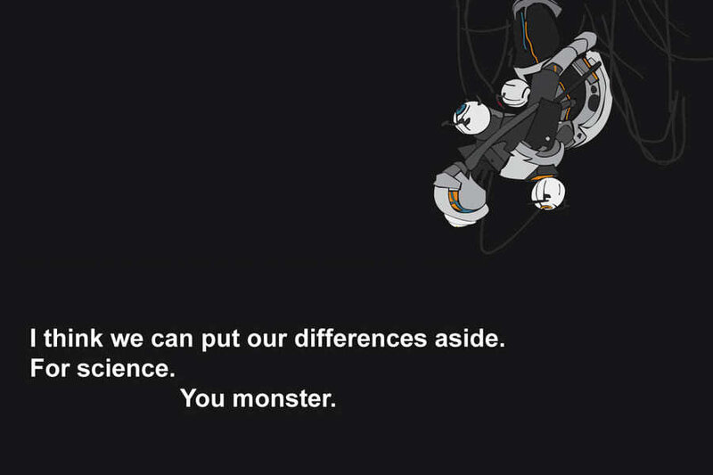 robotic character dialogue