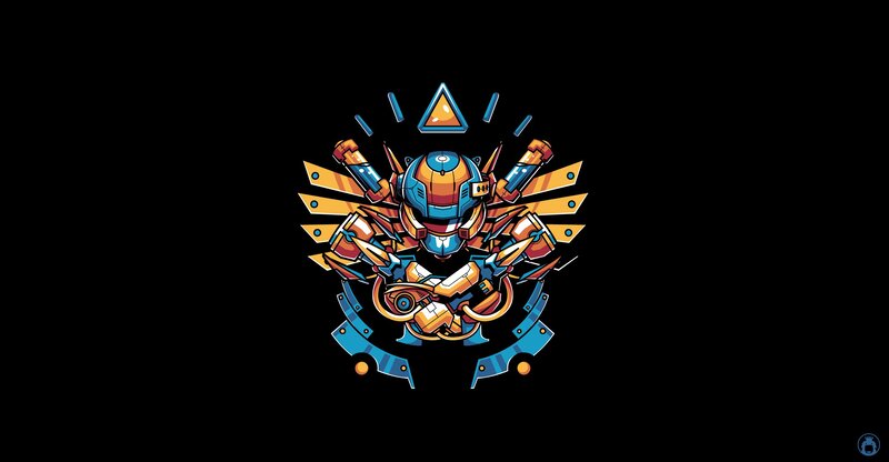 Robotic Character Emblem