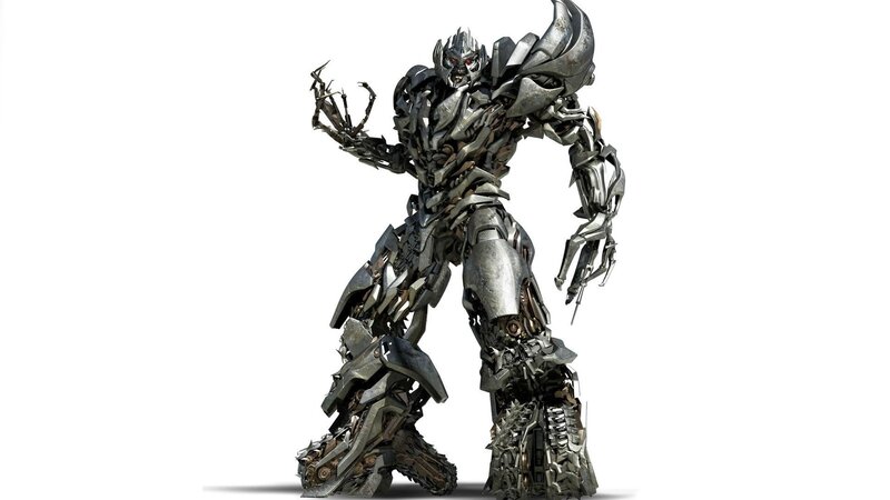 Robotic Character Figure — Gray