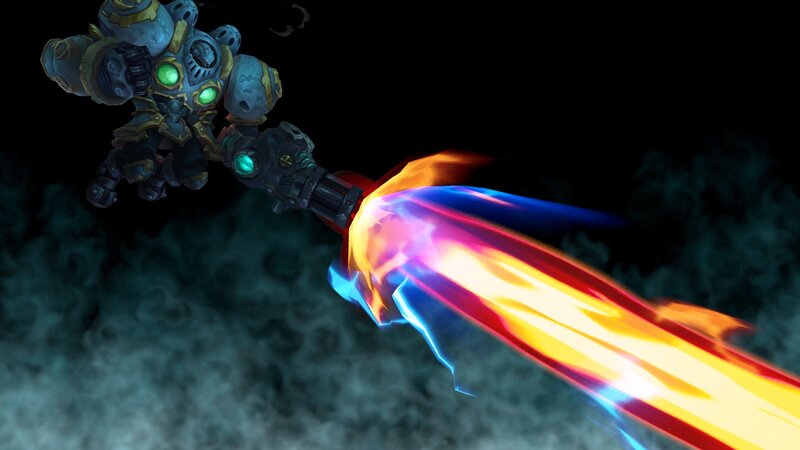 Robotic Character Firing Beam