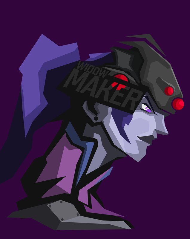 Robotic Character Head — Purple