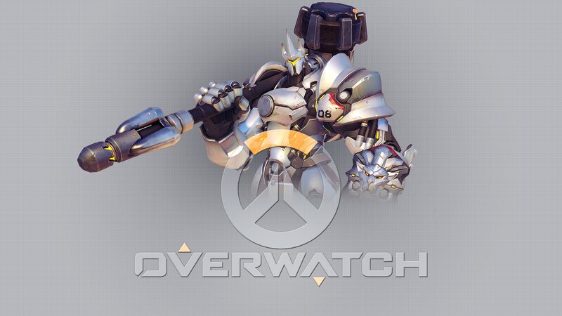 Robotic Character Holding Weapon — Gray, Neutral