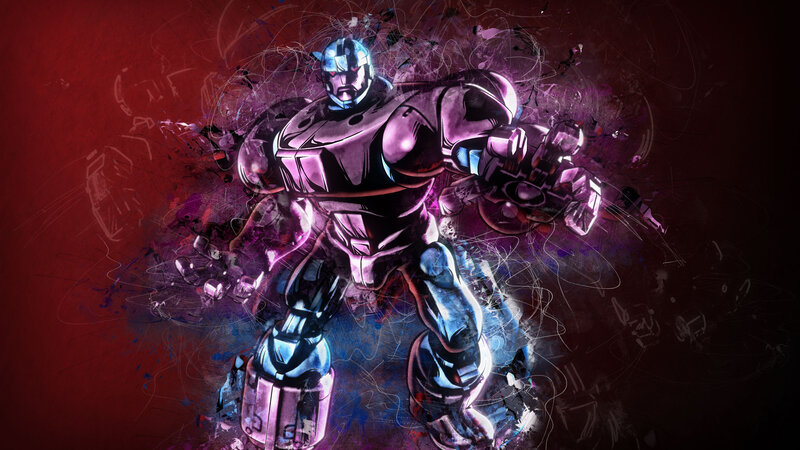 Robotic Character in Action — Red