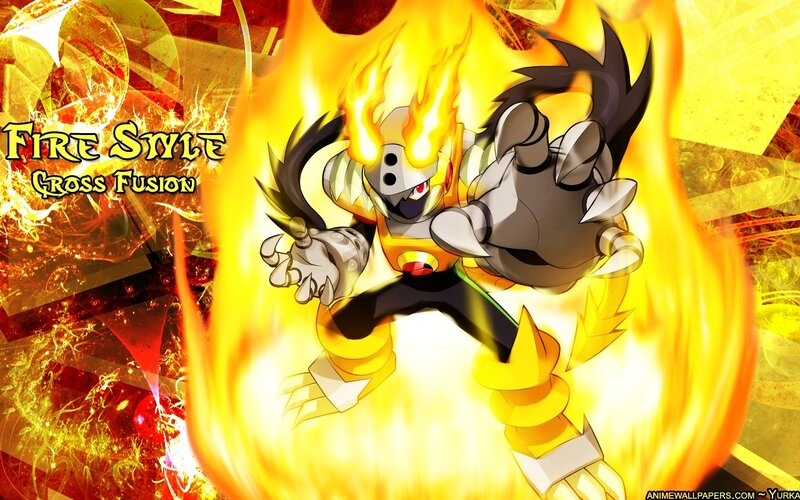 Robotic Character in Flames