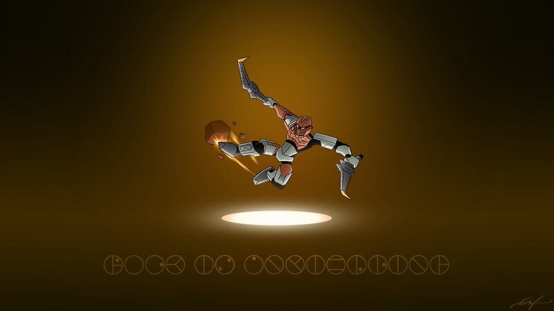 Robotic Character in Mid-air