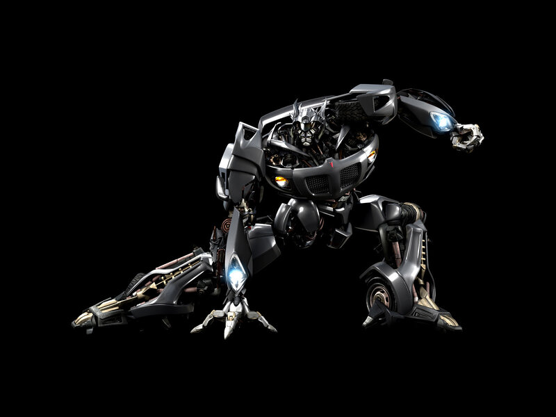 Robotic Character in Pose — Gray