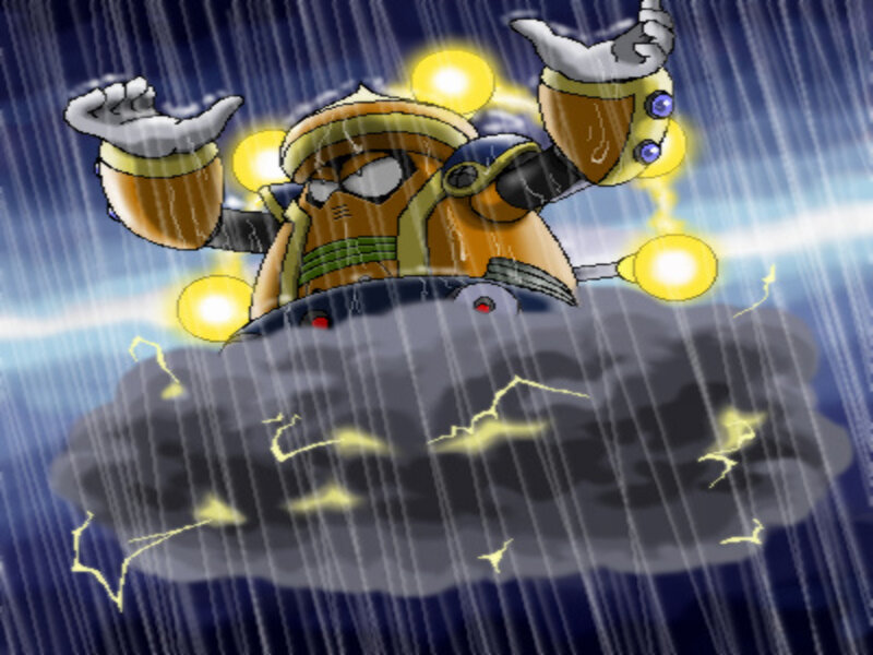 Robotic Character in Storm
