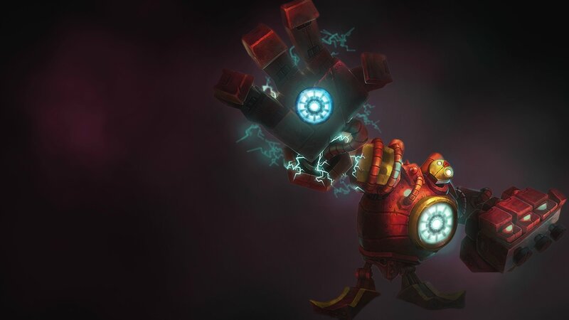 robotic character with glowing core