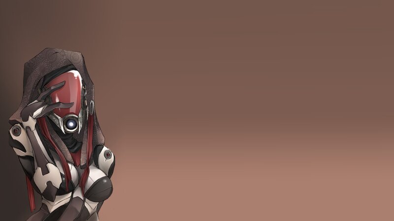 robotic character with red visor