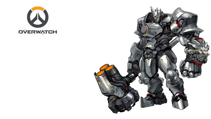 Robotic Character with Weapon — Gray, Dramatic