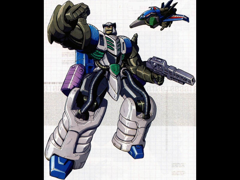 Robotic Character with Weapon — Gray