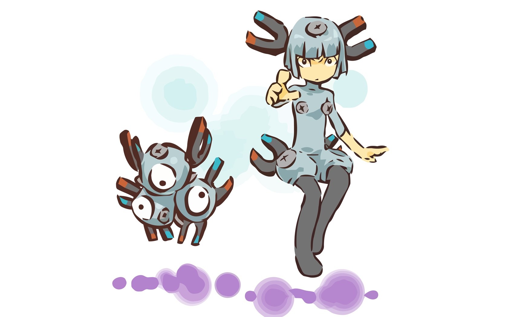 robotic characters with magnets
