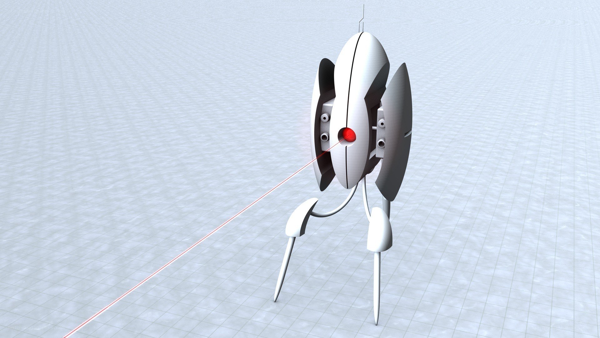 robotic companion with laser
