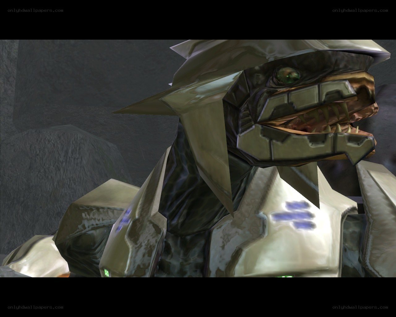 robotic creature in cave
