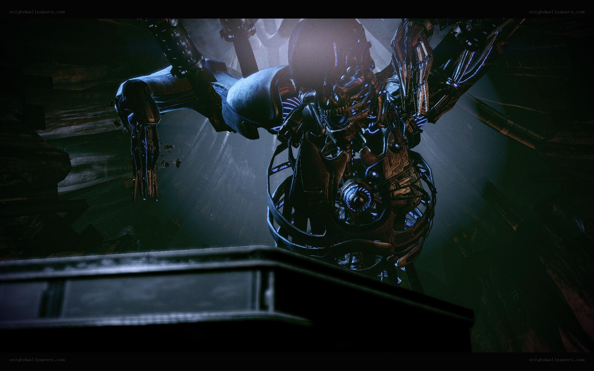 robotic creature in dark environment