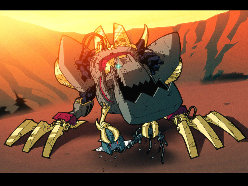 robotic creature in desert