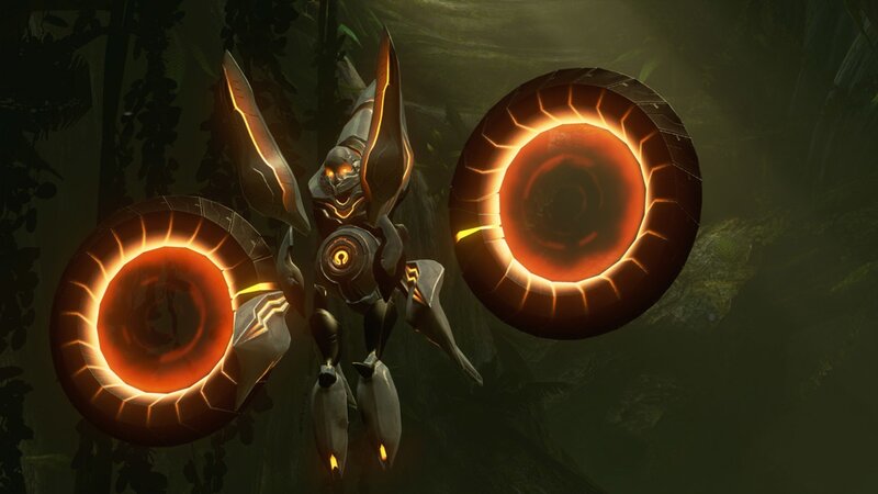 Robotic Creature in Jungle