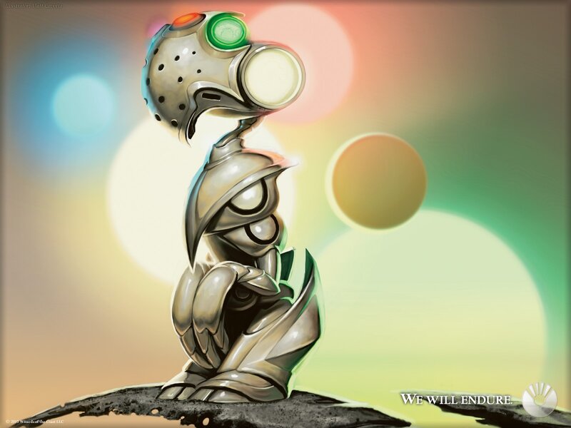 Robotic Creature on Rock