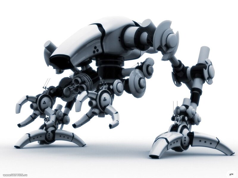 Robotic Creature — White