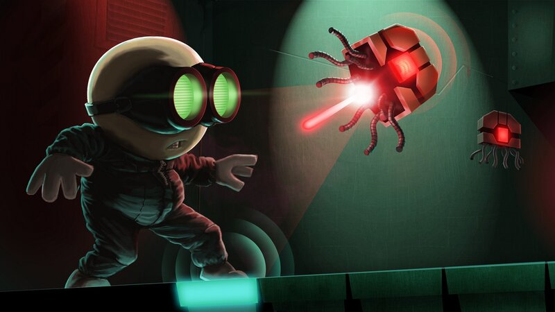 robotic creatures attack character