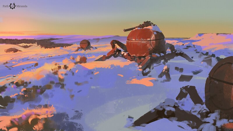 Robotic Creatures in Snow