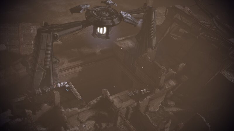 Robotic Drone in Ruins — Brown