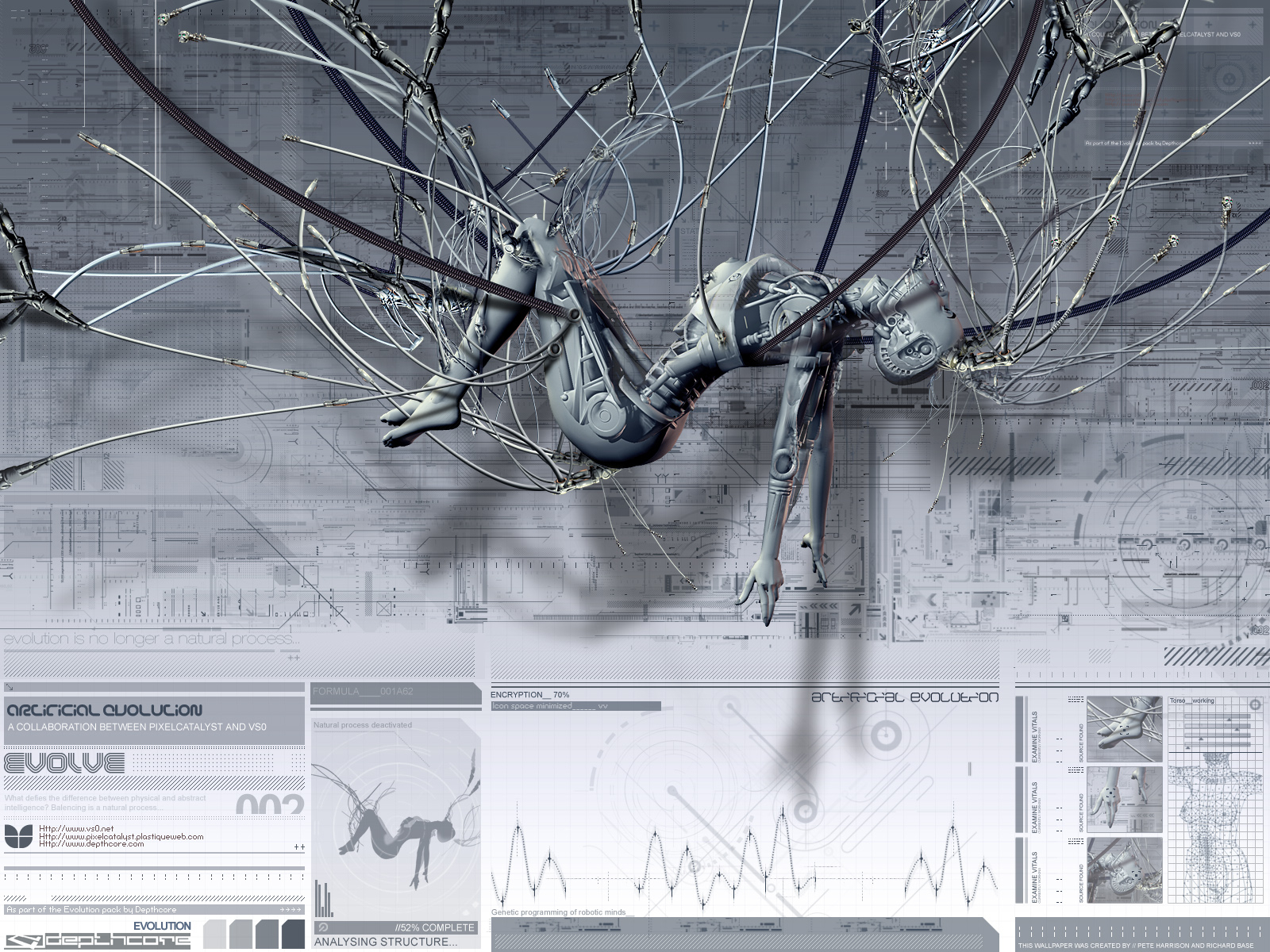 robotic evolution artwork