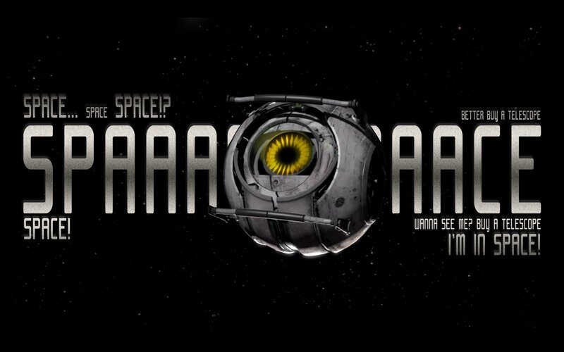 Robotic Eye in Space — Black