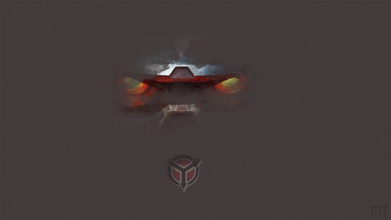robotic face with glowing eyes
