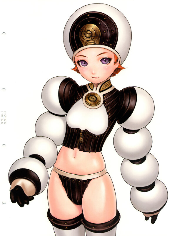robotic female character design