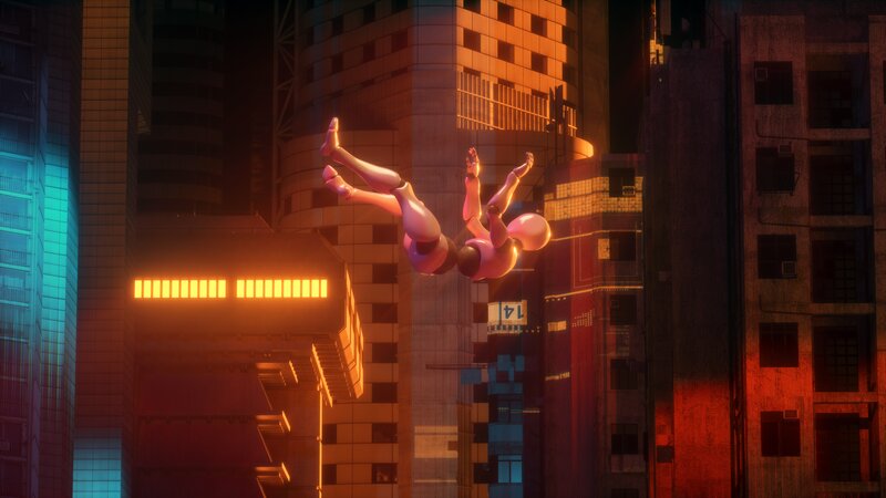 Robotic Figure Falling