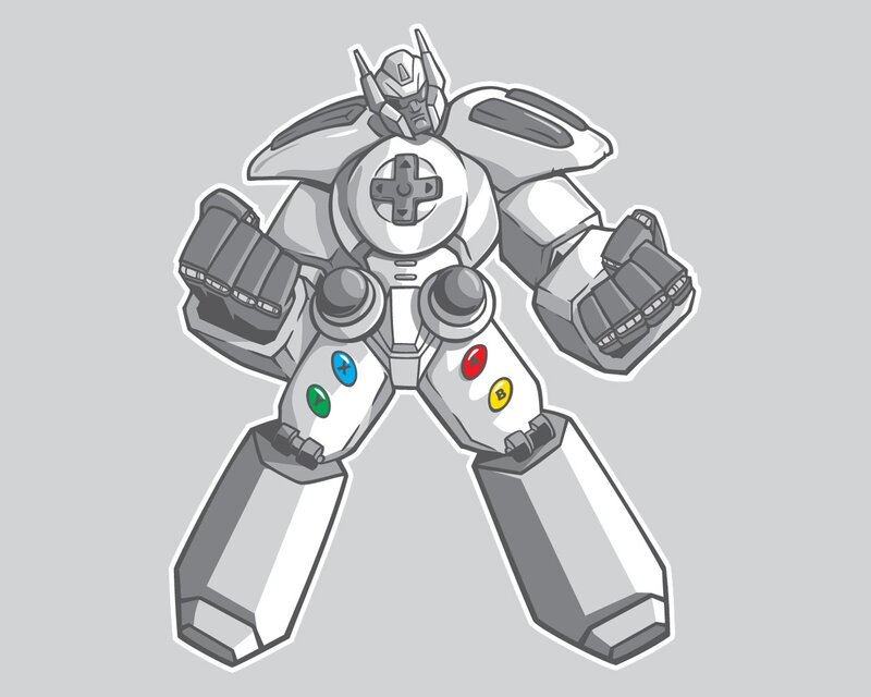 Robotic Figure — Gray