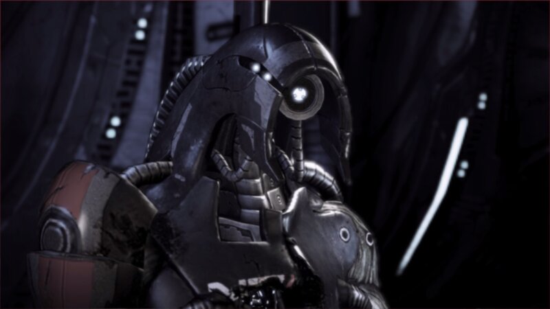 Robotic Figure in Armor — Black, Dramatic, Night, 3d Render