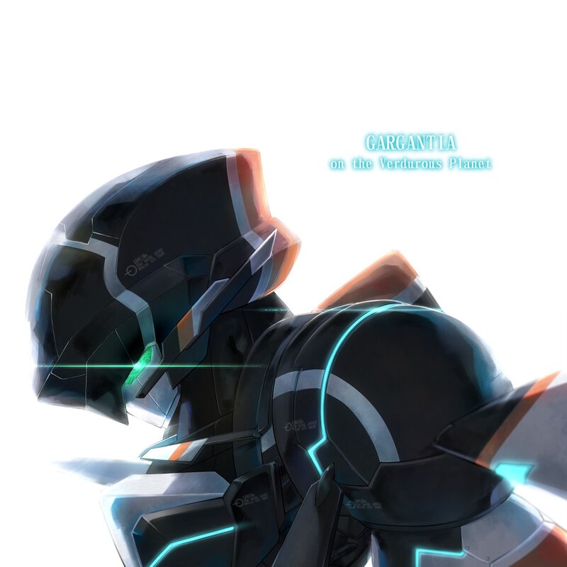 Robotic Figure in Armor — Black, Dramatic
