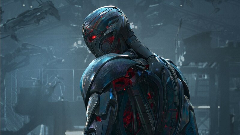Robotic Figure in Armor — Blue