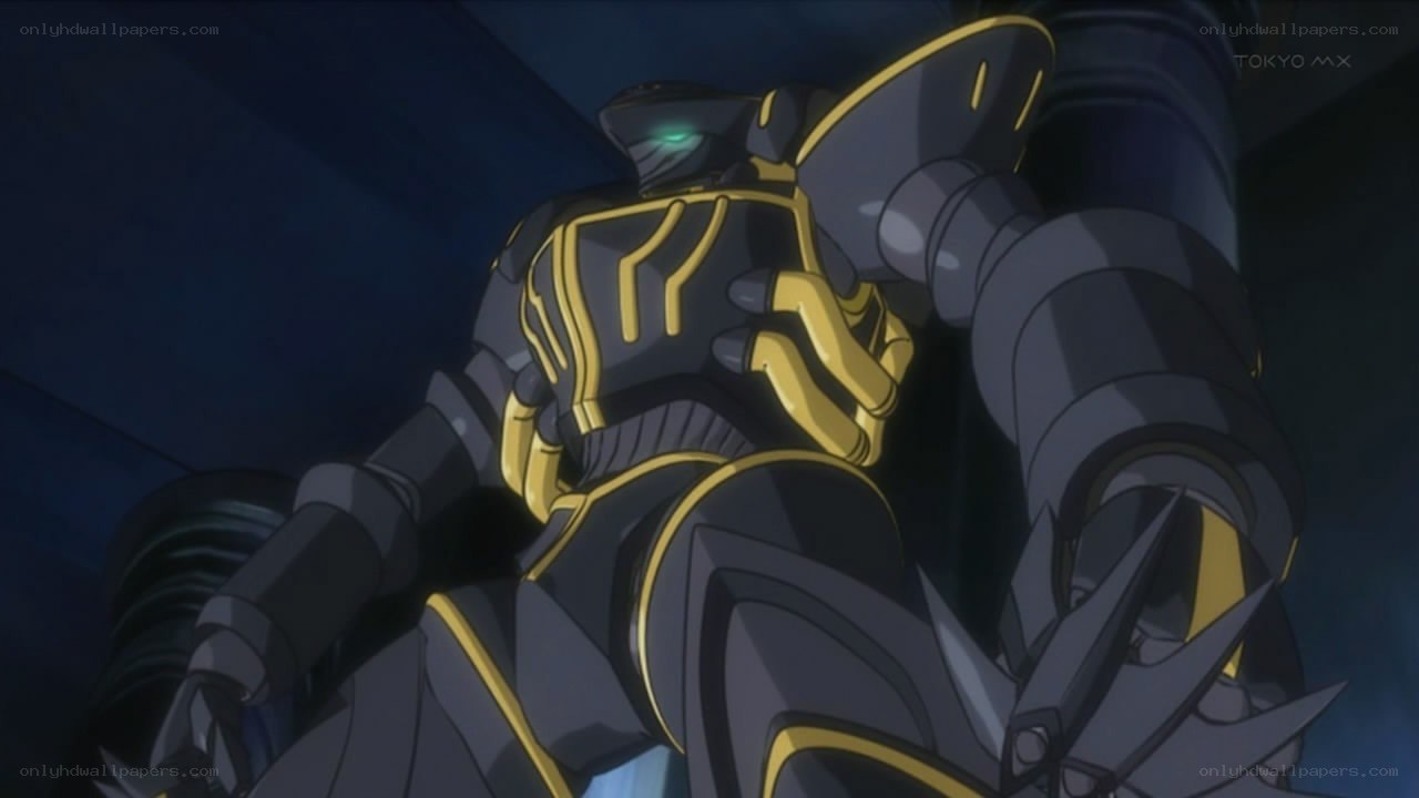 robotic figure in dark setting
