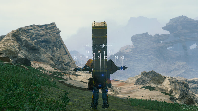 Robotic Figure in Desert — Green