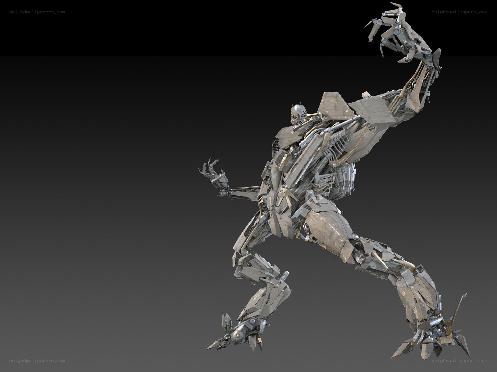 robotic figure in dynamic pose