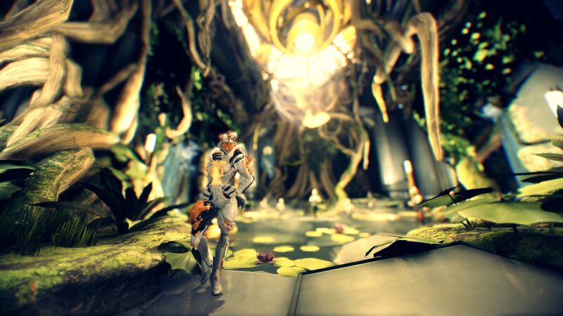Robotic Figure in Forest