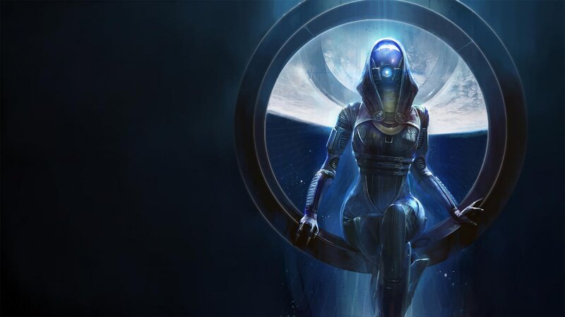 Robotic Figure in Helmet — Blue