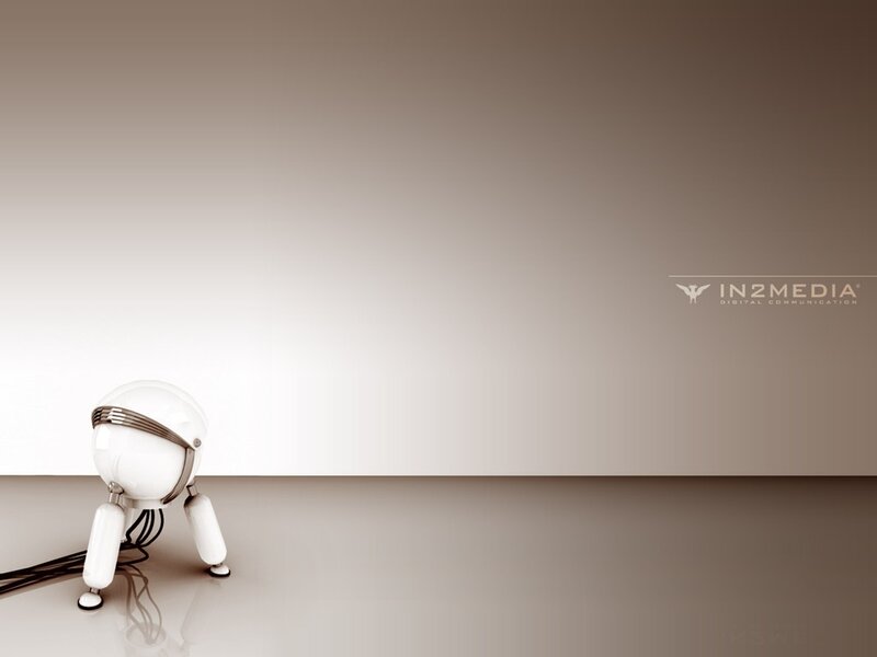 robotic figure in minimalist room